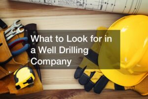 well drilling company